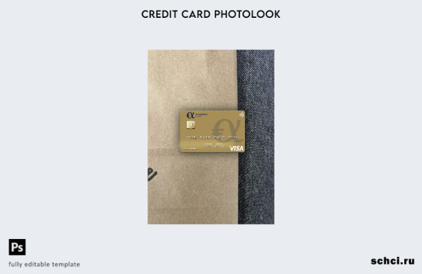 цифровая загрузка Люксембургского банка Advanzia Bank, шаблон карты Visa, фотоиз